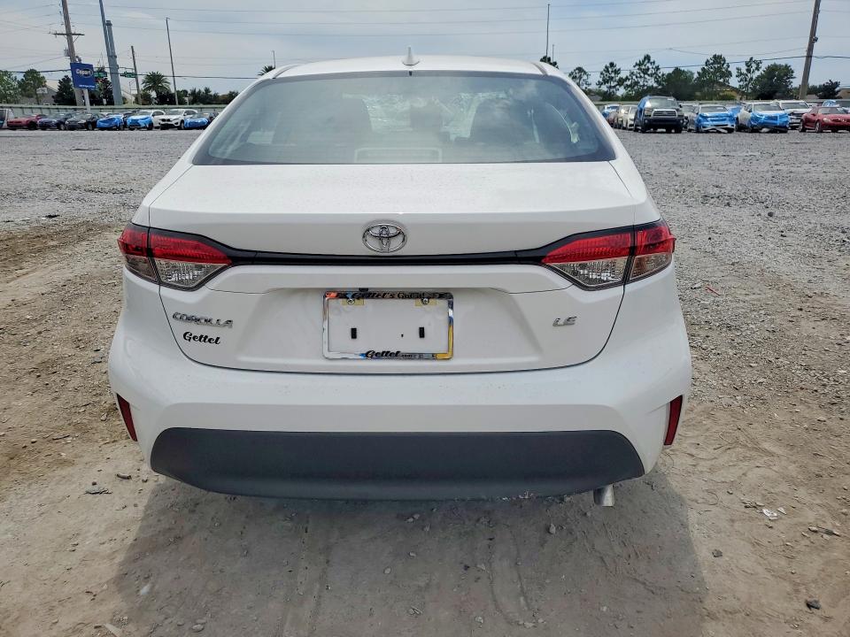 2026 Toyota Corolla VIN 5YFB4MDEXTP455605 COPART salvage auction — ROLLOVER, Fl - Certificate Of Destruction, sold $3,850 on 2026-07-31 (photo 6)