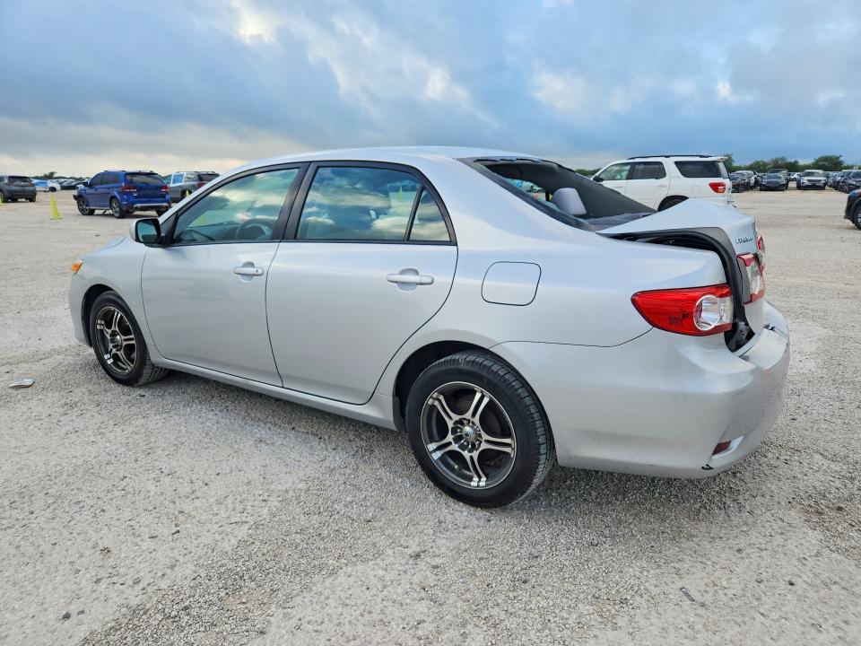 2012 Toyota Corolla VIN 5YFBU4EEXCP051363 COPART salvage auction — REAR END, Tx - Salvage Vehicle Title, sold $2,700 on 2026-07-09 (photo 2)