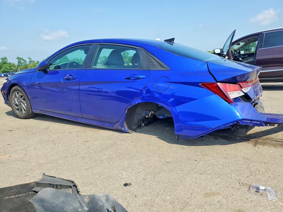 2024 Hyundai Elantra VIN KMHLM4DGXRU848534 COPART salvage auction — REAR END, Pa - Certificate Of Salvage, sold $4,000 on 2026-07-17 (photo 2)