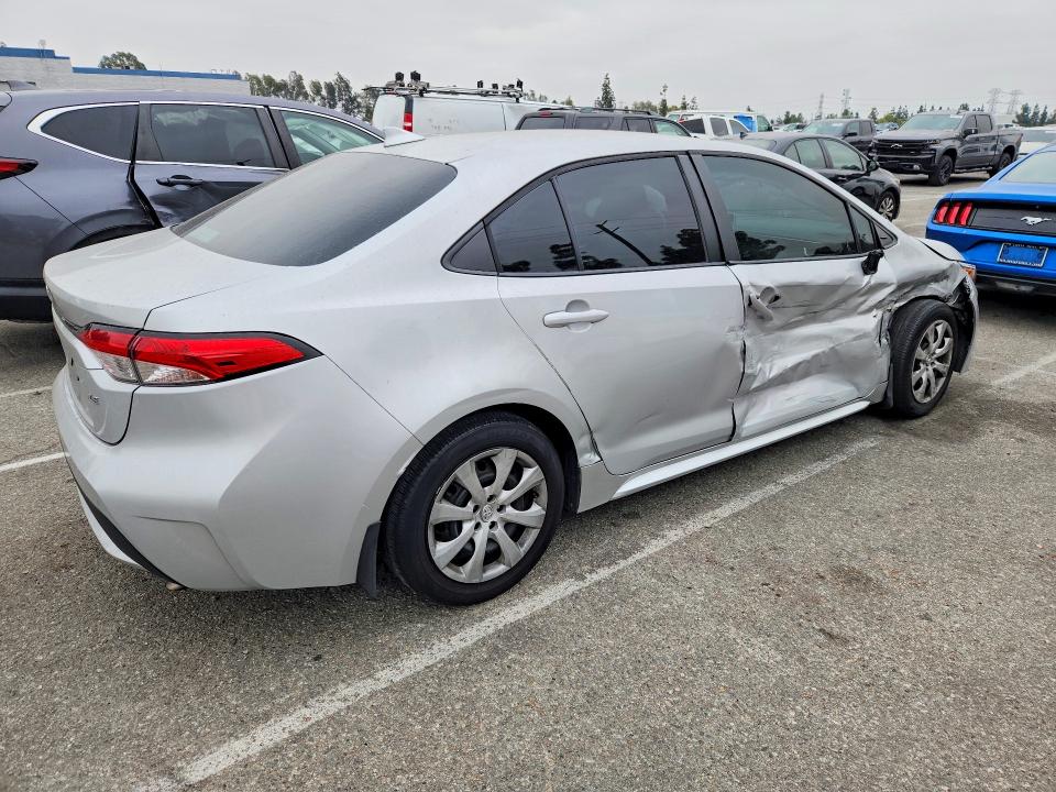 2021 Toyota Corolla VIN 5YFEPMAE5MP150362 COPART salvage auction — SIDE, Ca - Salvage Certificate, sold $250 on 2026-07-30 (photo 3)
