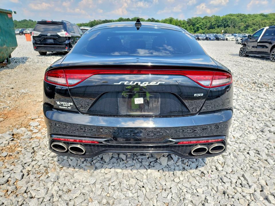 2023 Kia Stinger VIN KNAE55LC4P6130622 COPART salvage auction — FRONT END, GA - CERT OF TITLE-SALVAGE (P), sold $2,050 on 2026-07-30 (photo 6)