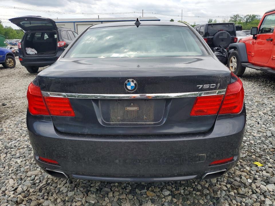 2012 BMW 7 series VIN WBAKC6C56CC396185 COPART salvage auction — MECHANICAL, MA - CERTIFICATE OF TITLE, sold $375 on 2026-07-23 (photo 6)