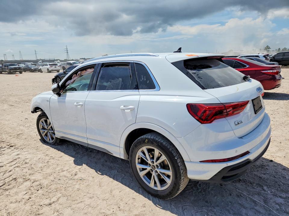2023 Audi Q3 VIN WA1DECF35P1118906 COPART salvage auction — FRONT END, Tx - Salvage Vehicle Title, sold $3,950 on 2026-07-07 (photo 2)