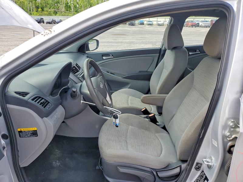 2016 Hyundai Accent VIN KMHCT4AE3GU122355 COPART salvage auction — REAR END, Pa - Certificate Of Salvage, sold $925 on 2026-07-06 (photo 7)