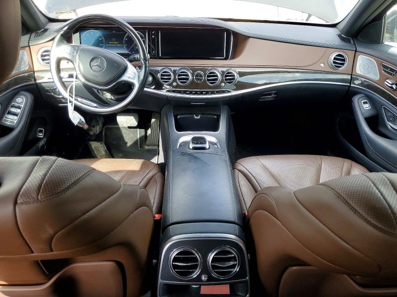 2017 Mercedes-benz S-klasse VIN WDDUG8CB8HA313057 COPART salvage auction — WATER/FLOOD, Tx - Salvage Title-Flood Damage, sold $8,500 on 2026-07-09 (photo 8)