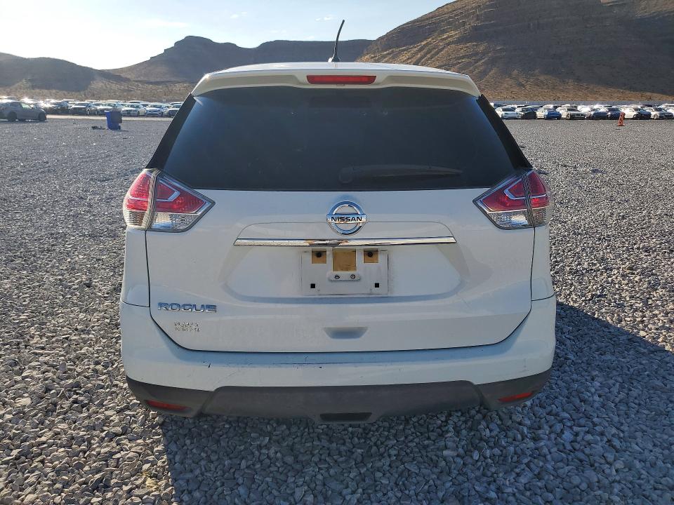 2016 Nissan Rogue VIN JN8AT2MT7GW023217 COPART salvage auction — FRONT END, Nv - Salvage Title, sold $1,900 on 2026-07-08 (photo 6)