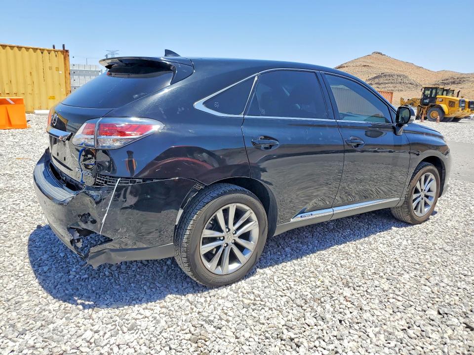 2014 Lexus Rx 450h VIN JTJZB1BA8E2010054 COPART salvage auction — REAR END, Nv - Salvage Title, sold $150 on 2026-07-29 (photo 3)