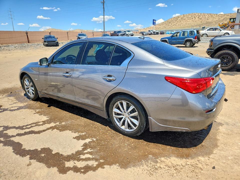 2016 Infiniti Q50 VIN JN1EV7APXGM304826 COPART salvage auction — UNDERCARRIAGE, NM - CERT OF TITLE-SALVAGE, sold $3,550 on 2026-08-31 (photo 2)