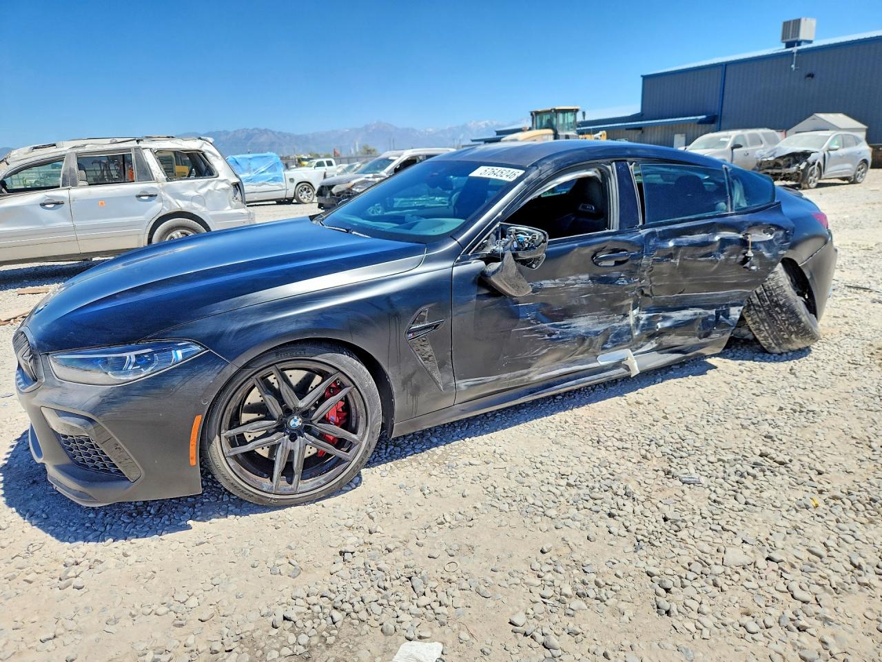 2025 BMW M8 VIN WBSGV0C00SCV92487 — COPART salvage auction photo
