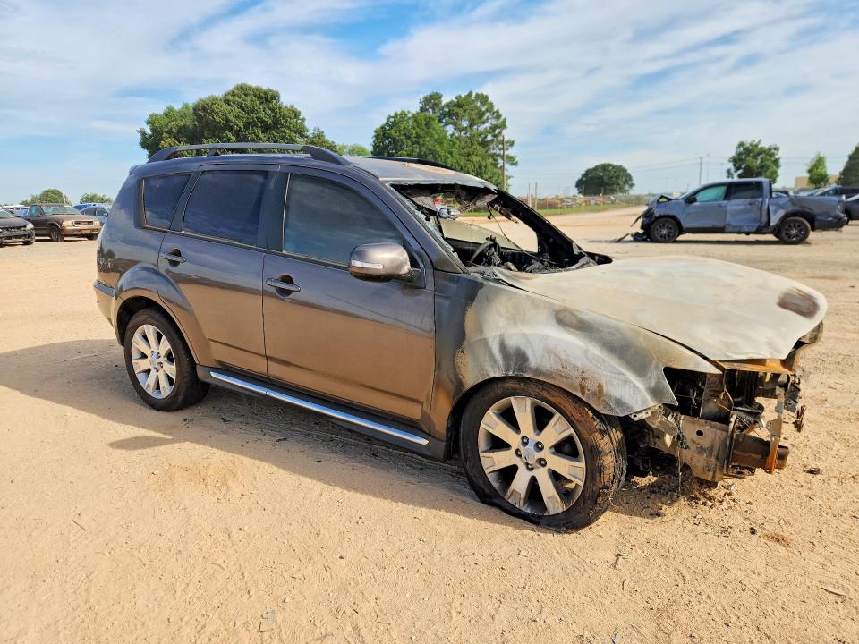 2013 Mitsubishi Outlander VIN JA4JT3AW6DU020603 COPART salvage auction — BURN, Al - Cert Of Title-Salvage Title, sold $275 on 2026-07-15 (photo 4)