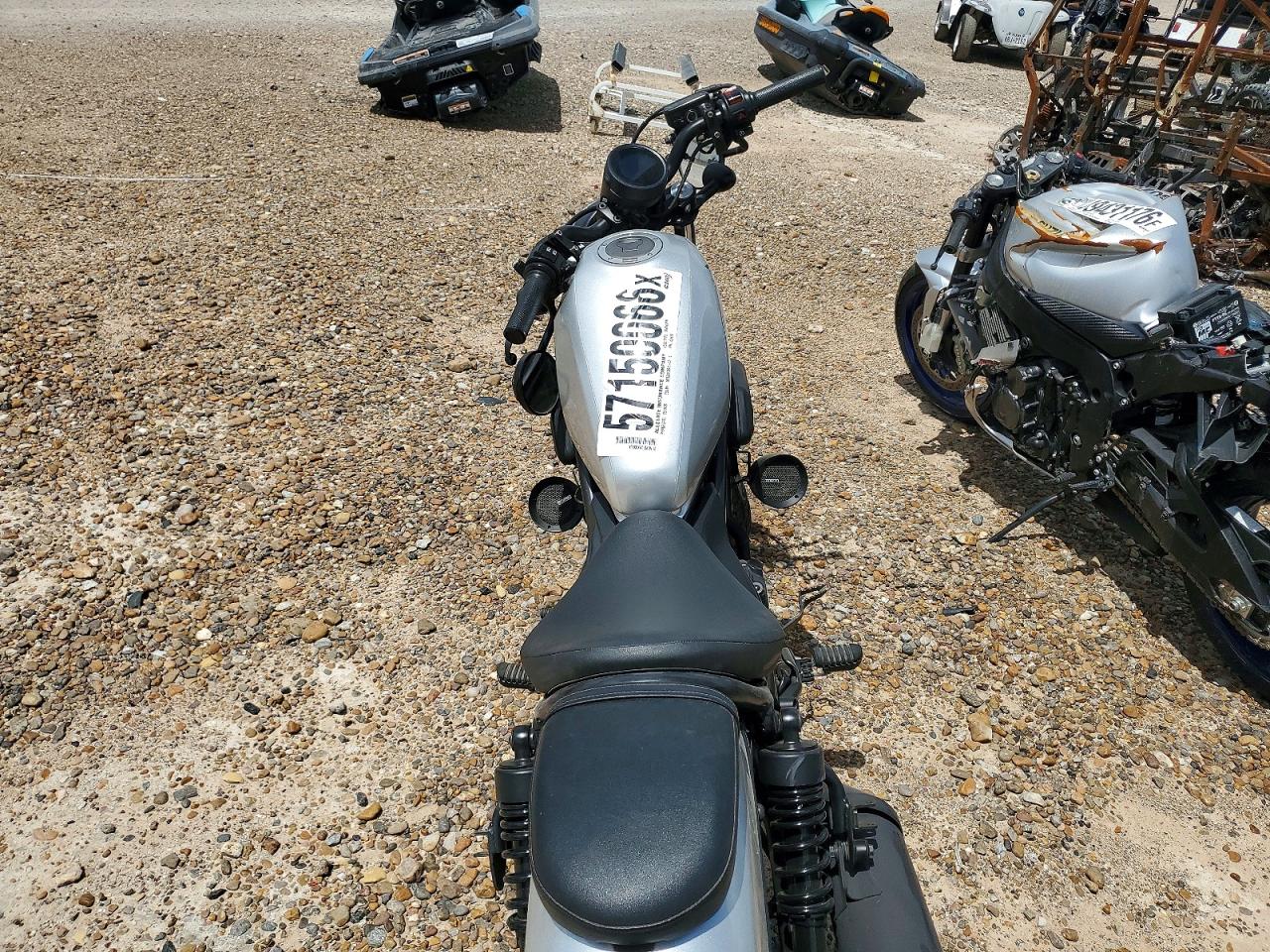 2021 Honda CMX300 VIN MLHNC5308M5400688 COPART salvage auction — Side, TX - SALVAGE VEHICLE TITLE, sold $1,050 on 2026-07-09 (photo 6)