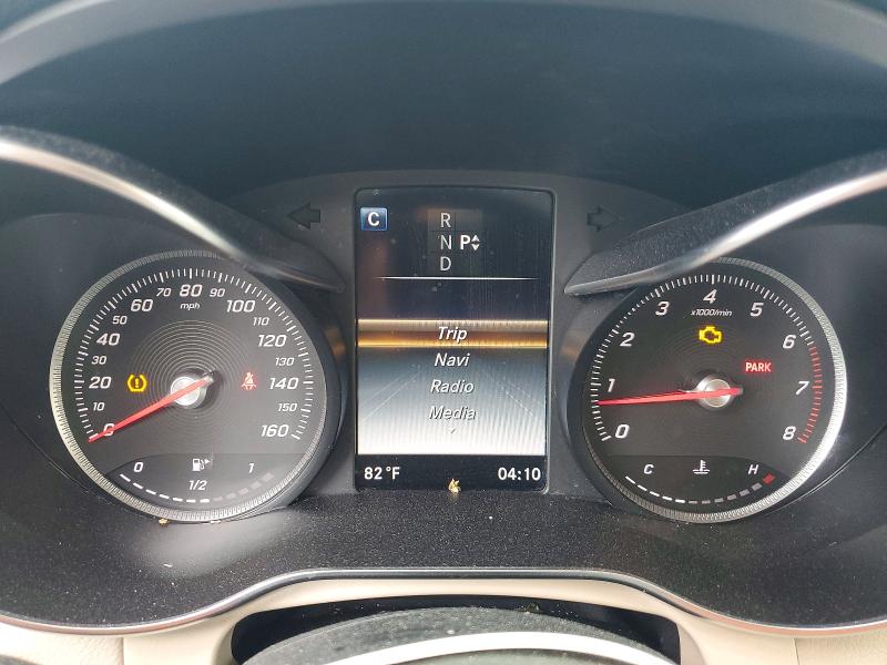 2019 Mercedes-benz Glc VIN WDC0G4KBXKV129560 COPART salvage auction — FRONT END, Sc - Cert Of Title-Salvage, sold $6,300 on 2026-08-07 (photo 9)