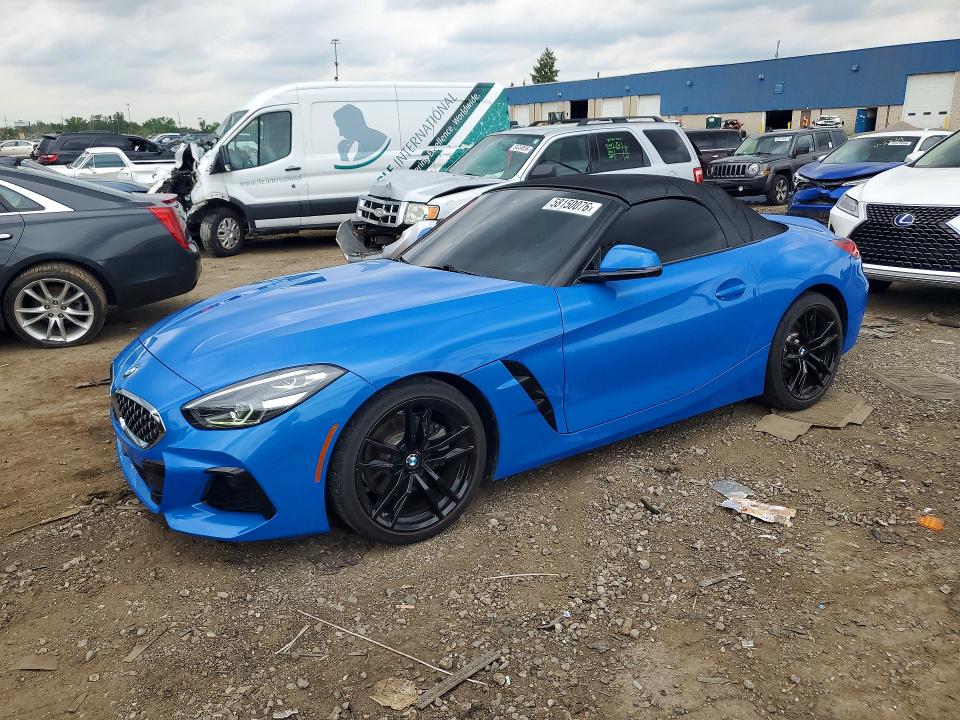 2019 BMW Z4 VIN WBAHF3C54KWW31020 COPART salvage auction — FRONT END, Mi - Certificate Of Title, sold $20,000 on 2026-08-21 (photo 1)