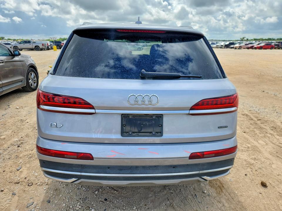 2021 Audi Q7 VIN WA1LXAF76MD030826 COPART salvage auction — FRONT END, TX - SALVAGE VEHICLE TITLE, sold $17,500 on 2026-07-23 (photo 6)
