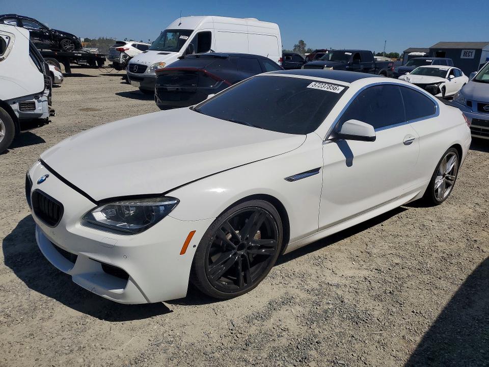 2012 BMW 6er VIN WBALX3C55CC528389 COPART salvage auction — MECHANICAL, Ca - Salvage Certificate, sold $1,800 on 2026-07-23 (photo 1)
