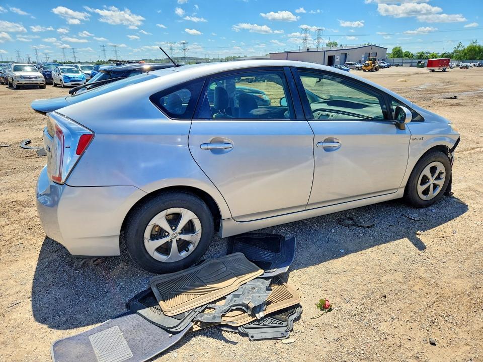 2012 Toyota Prius VIN JTDKN3DU5C5420918 COPART salvage auction — FRONT END, IL - SALVAGE CERTIFICATE, sold $1,100 on 2026-07-28 (photo 3)