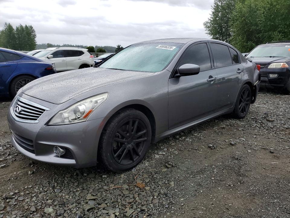 2013 Infiniti G VIN JN1CV6AR8DM759060 COPART salvage auction — REAR END, Wa - Bill Of Sale, sold $2,550 on 2026-07-06 (photo 1)