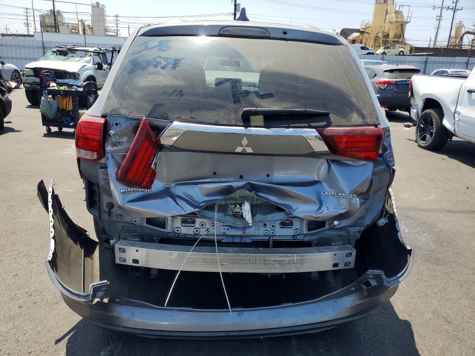 2018 Mitsubishi Outlander VIN JA4AZ2A32JZ010311 COPART salvage auction — REAR END, CA - SALVAGE CERTIFICATE, sold $3,350 on 2026-07-29 (photo 6)