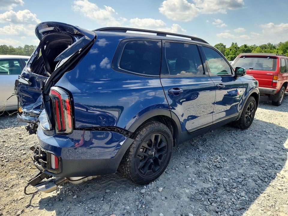 2023 Kia Telluride VIN 5XYP5DGC6PG344976 COPART salvage auction — REAR END, Ga - Cert Of Title-Salvage, sold $475 on 2026-07-30 (photo 3)