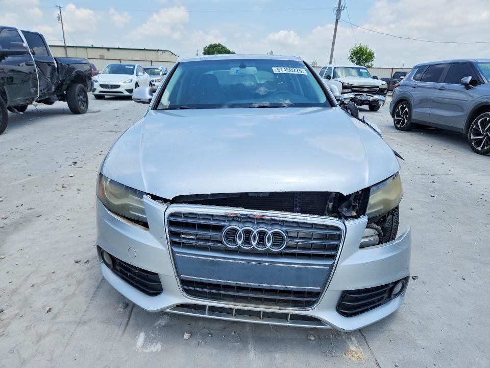 2009 Audi A4 VIN WAUSF78K39A078573 COPART salvage auction — SIDE, TX - SALVAGE VEHICLE TITLE, sold $600 on 2026-07-24 (photo 5)
