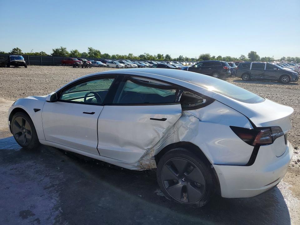 2021 Tesla Model 3 VIN 5YJ3E1EA8MF913327 COPART salvage auction — SIDE, Mo - Salvage Certificate Of Title, sold $5,500 on 2026-07-20 (photo 2)