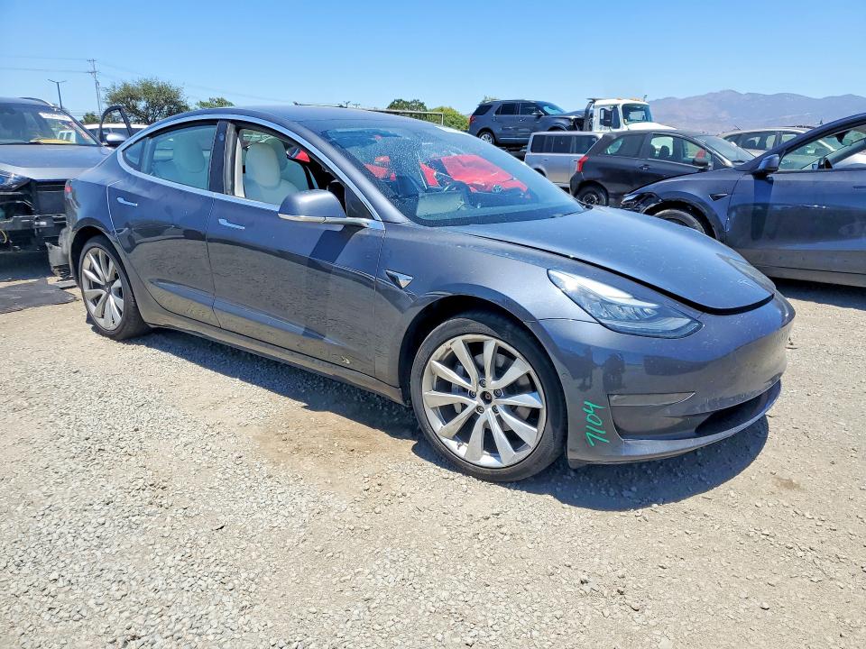 2018 Tesla VIN 5YJ3E1EBXJF097239 COPART salvage auction — FRONT END, CA - SALVAGE CERTIFICATE, sold $5,500 on 2026-07-28 (photo 4)