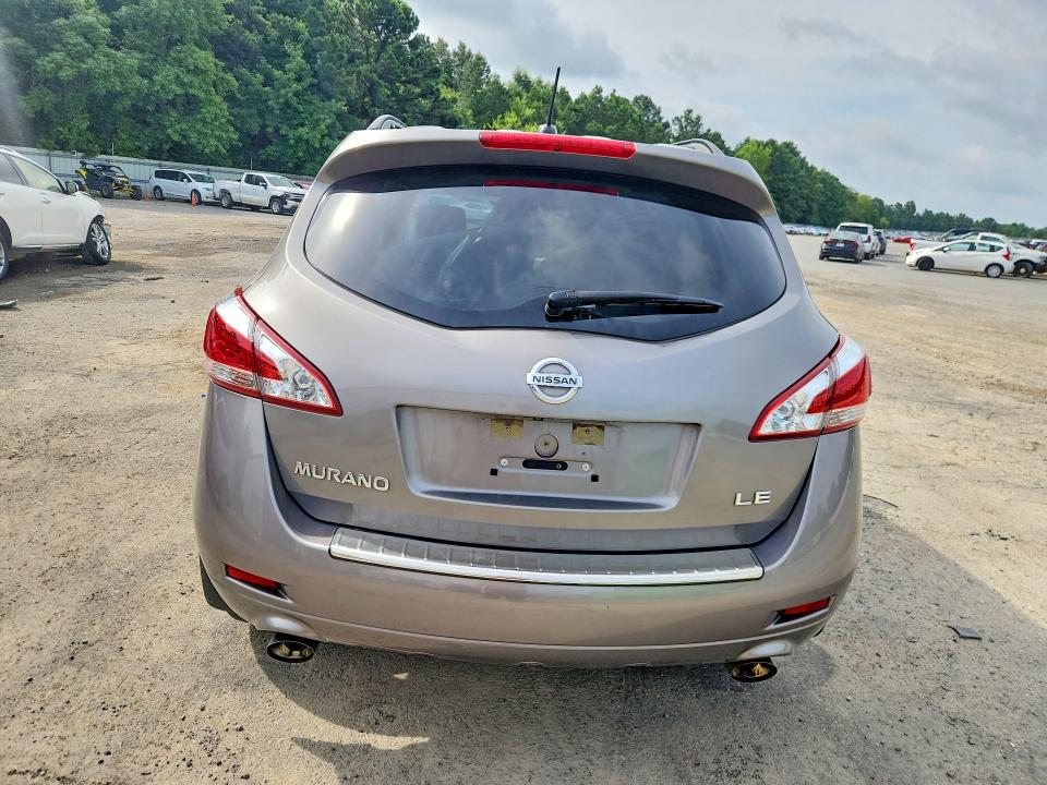 2011 Nissan Murano VIN JN8AZ1MU4BW067766 COPART salvage auction — FRONT END, LA - CERT OF TITLE-SALVAGE, sold $800 on 2026-07-23 (photo 6)