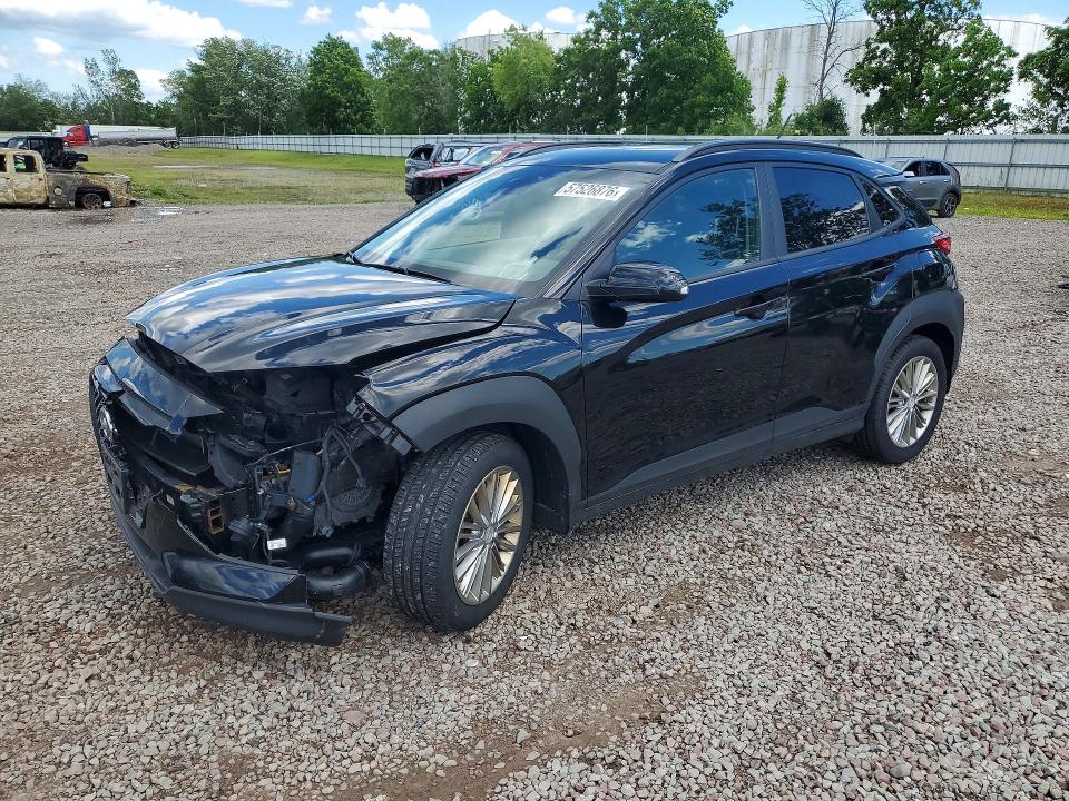 2019 Hyundai VIN KM8K2CAA5KU213030 COPART salvage auction — FRONT END, Ny - Mv-907A Salvage Certificate, sold $3,300 on 2026-07-27 (photo 1)
