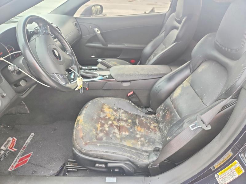 2013 Chevrolet Corvette VIN 1G1YW2DW6D5101024 COPART salvage auction — WATER/FLOOD, La - Cert Of Title-Salvage Water, sold $15,400 on 2026-07-08 (photo 7)