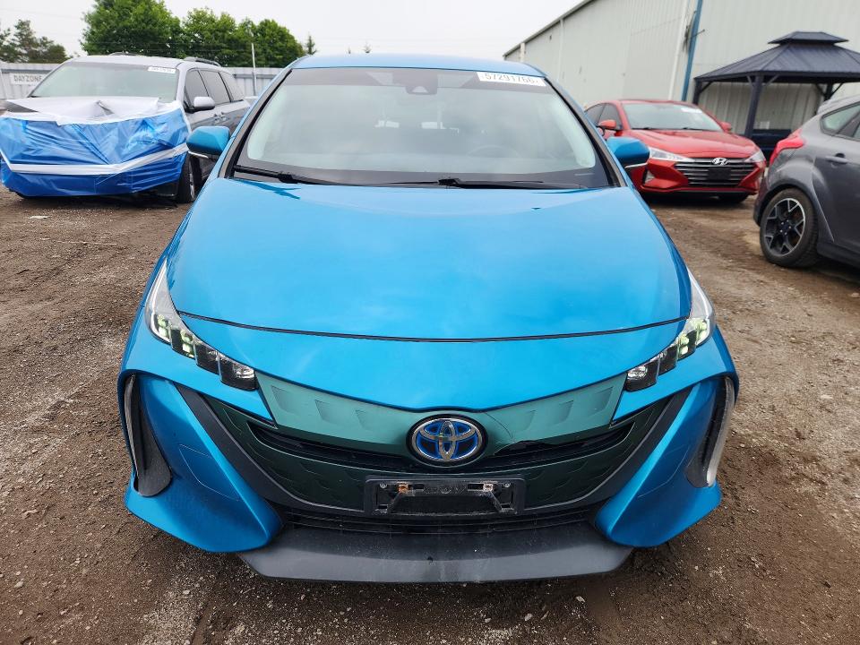 2020 Toyota Prius VIN JTDKARFP7L3124283 COPART salvage auction — REAR END, On - Permit Salvage, sold $5,300 on 2026-07-07 (photo 5)