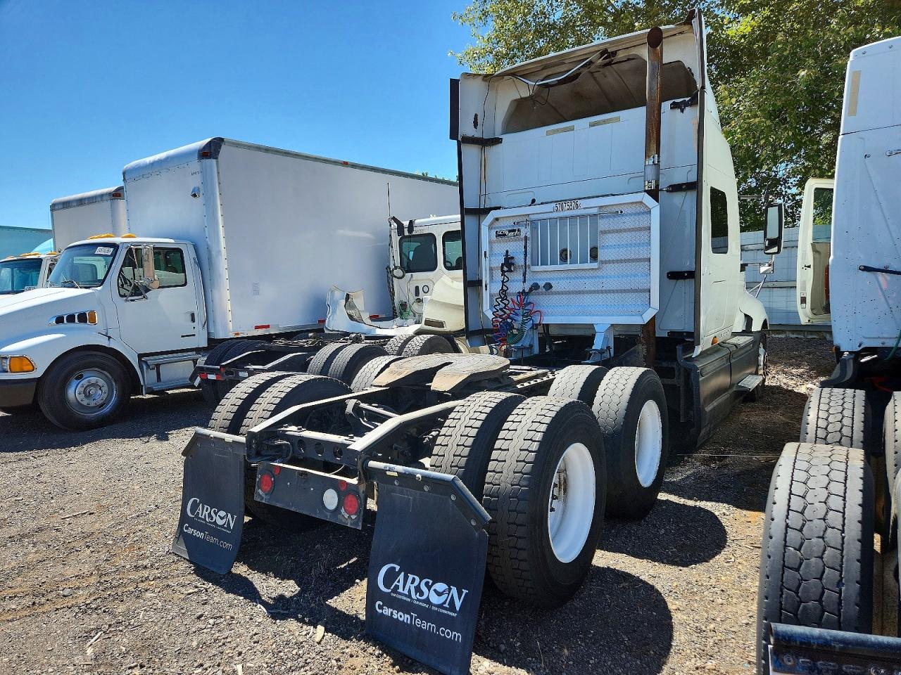 2009 International ProStar VIN 2HSCUAPR09C121071 COPART salvage auction — Front End, OR - CERTIFICATE OF TITLE, sold $3,550 on 2026-07-07 (photo 4)