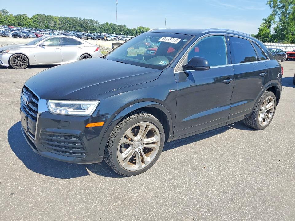 2016 Audi Q3 VIN WA1GFCFS4GR009792 COPART salvage auction — FRONT END, Nc - Salvage Certificate Of Title, sold $650 on 2026-07-21 (photo 1)