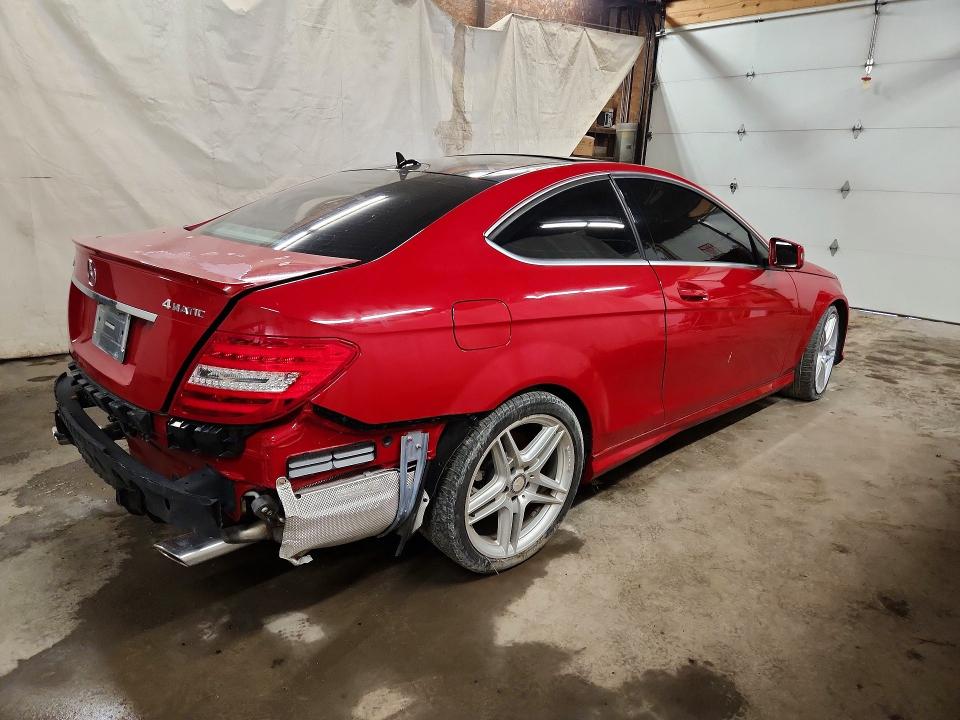2014 Mercedes-benz C class VIN WDDGJ8JB7EG257784 COPART salvage auction — FRONT END, Fl - Cert Of Ttl-Rebuilt&Slvg Rbld, sold $175 on 2026-07-07 (photo 3)