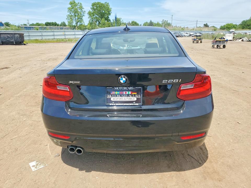 2015 BMW 2er VIN WBA1F7C57FVX96127 COPART salvage auction — HAIL, Oh - Cert Of Title-Salvage, sold $2,900 on 2026-07-16 (photo 6)
