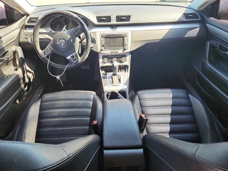 2012 Volkswagen Cc VIN WVWMP7AN6CE503619 COPART salvage auction — FRONT END, Ca - Cert Of Title-Salvaged, sold $125 on 2026-07-07 (photo 8)