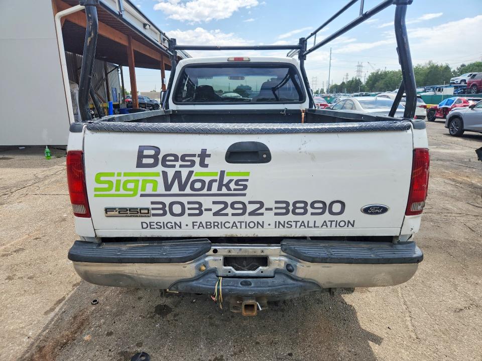 2006 Ford F-250 super duty VIN 1FTSX21546ED27927 COPART salvage auction — REAR END, Co - Dis/Dlr/Exp Only Clean Title, sold $600 on 2026-07-02 (photo 6)