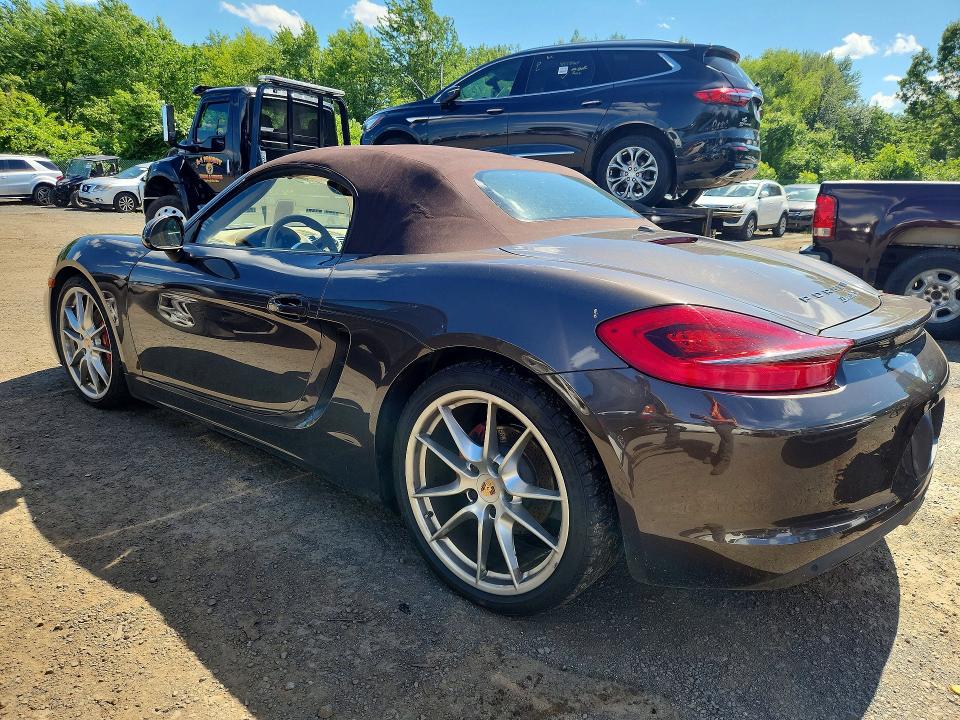 2013 Porsche Boxster VIN WP0CB2A8XDS133253 COPART salvage auction — MECHANICAL, Ct - Cert Of Title-Salvage, sold $2,550 on 2026-07-23 (photo 2)