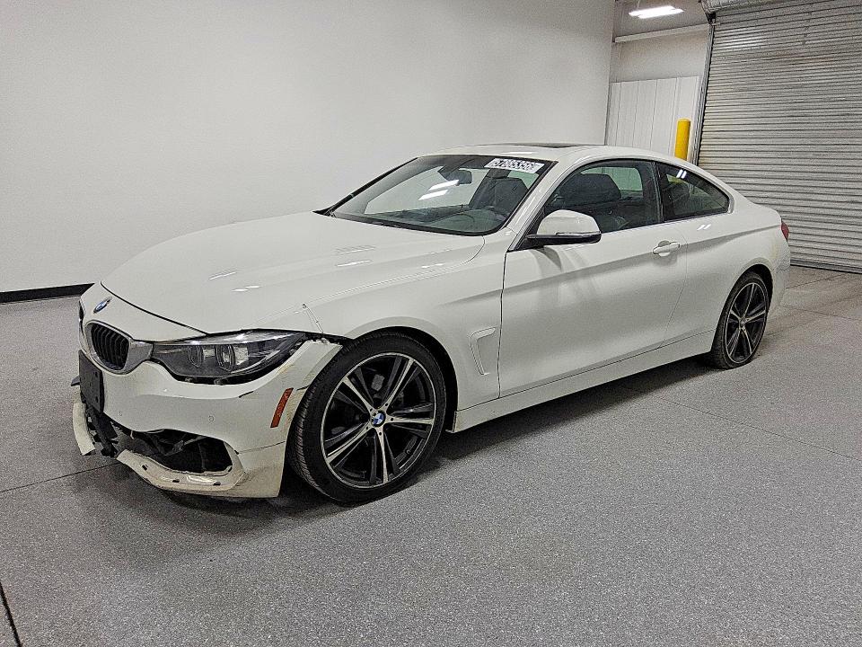 2019 BMW 4er VIN WBA4W3C53KAF92791 COPART salvage auction — FRONT END, Wv - Certificate Of Title, sold $675 on 2026-07-16 (photo 1)