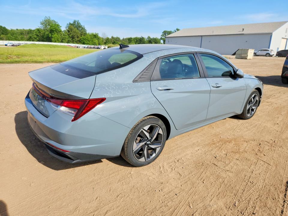 2023 Hyundai Elantra VIN KMHLS4AG9PU404911 COPART salvage auction — HAIL, Oh - Cert Of Title-Salvage, sold $9,300 on 2026-07-02 (photo 3)