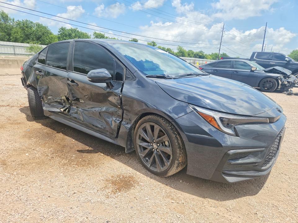 2025 Toyota Corolla VIN 5YFS4MCE1SP222745 COPART salvage auction — SIDE, Tx - Certificate Of Title, sold $5,500 on 2026-07-14 (photo 4)