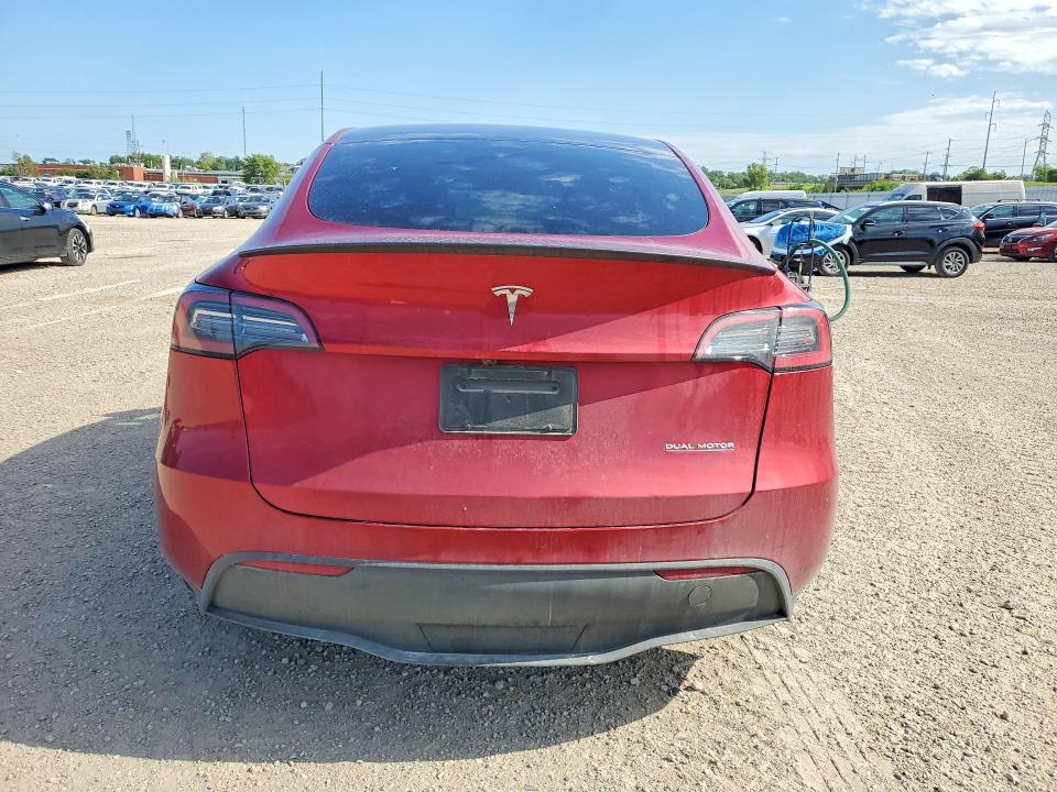 2024 Tesla Model y VIN 7SAYGDEF4RA284248 COPART salvage auction — HAIL, Ia - Cert Of Title-Salvage Title, sold $12,200 on 2026-07-29 (photo 6)