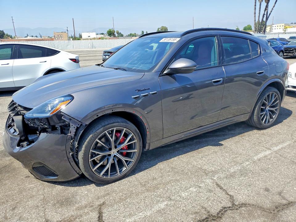 2023 Maserati VIN ZN682AVM5P7433781 COPART salvage auction — FRONT END, Ca - Salvage Certificate, sold $26,750 on 2026-08-07 (photo 1)