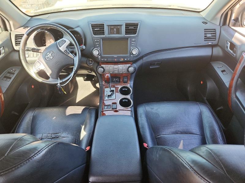 2012 Toyota Highlander VIN 5TDDK3EH5CS102567 COPART salvage auction — FRONT END, Ca - Salvage Certificate, sold $4,100 on 2026-07-07 (photo 8)
