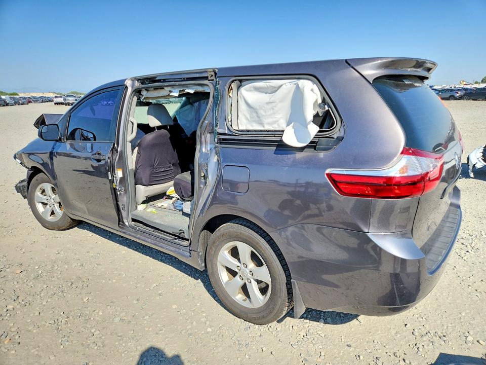 2016 Toyota Sienna VIN 5TDZK3DC1GS704593 COPART salvage auction — FRONT END, Co - Salvage Title, sold $275 on 2026-07-28 (photo 2)