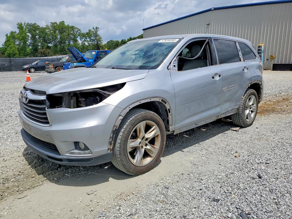 2014 Toyota VIN 5TDYKRFH2ES022973 COPART salvage auction — FRONT END, Sc - Cert Of Title-Salvage, sold $225 on 2026-07-29 (photo 1)