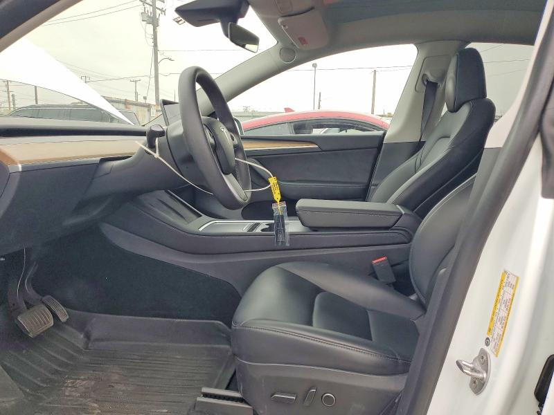 2023 Tesla Model y VIN 7SAYGDEE1PA025737 COPART salvage auction — FRONT END, Ca - Salvage Certificate, sold $14,200 on 2026-07-20 (photo 7)