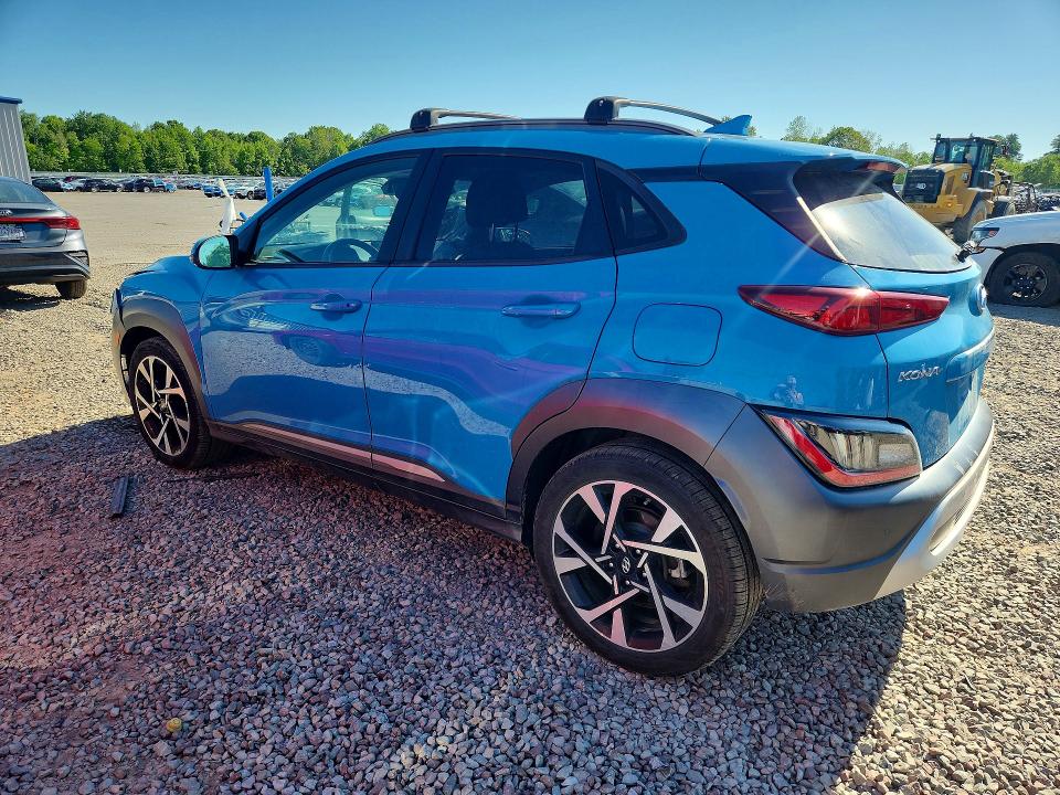 2022 Hyundai Kona VIN KM8K5CA31NU928755 COPART salvage auction — FRONT END, NY - MV-907A SALVAGE CERTIFICATE, sold $250 on 2026-07-27 (photo 2)