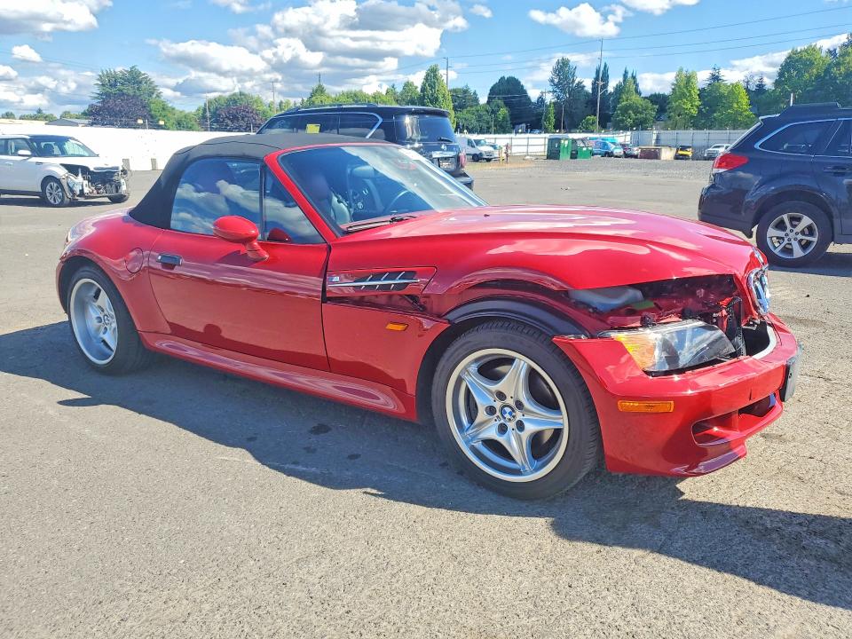 1998 BMW M VIN WBSCK933XWLC86265 COPART salvage auction — FRONT END, Or - Salvage Title Certificate, sold $17,300 on 2026-07-15 (photo 4)