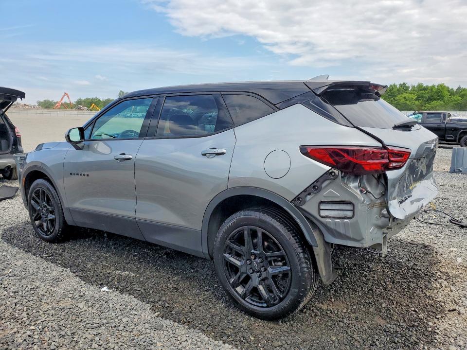 2023 Chevrolet Blazer VIN 3GNKBHR4XPS124665 COPART salvage auction — REAR END, Nj - Cert Of Title-Salvage, sold $9,500 on 2026-07-28 (photo 2)