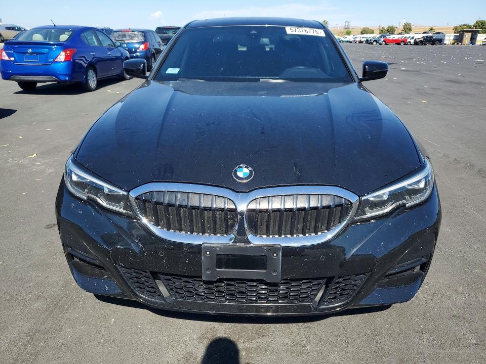 2019 BMW 3 series VIN WBA5R1C50KAK09693 COPART salvage auction — REAR END, CA - SALVAGE CERTIFICATE, sold $13,500 on 2026-08-12 (photo 5)